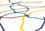 Street Map Location Colorful