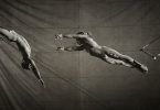 Trapeze Black and White