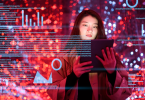 AIOps Innovation_Woman Tablet Analytics