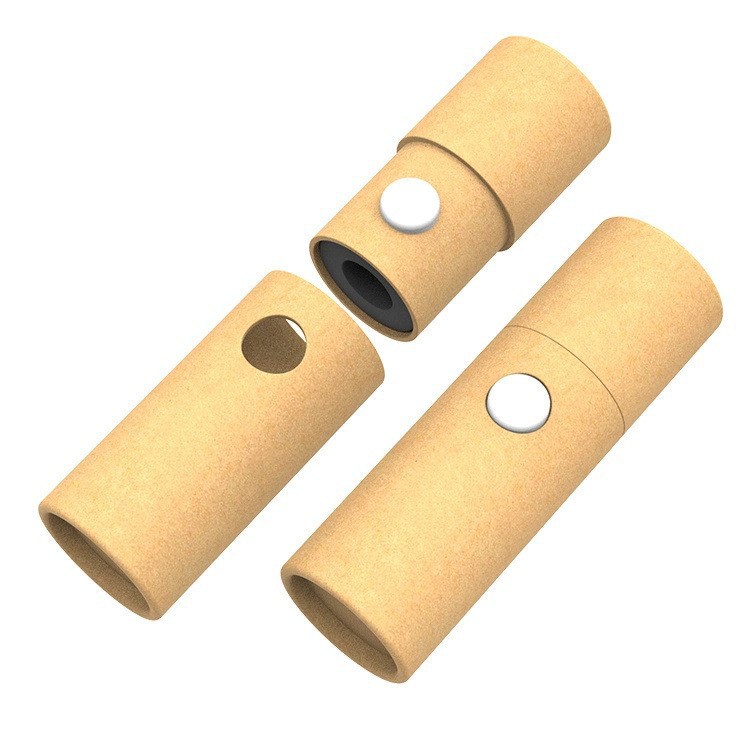 buy Custom paper tube box with the childproof lock for the cartrige vape packaging on sales