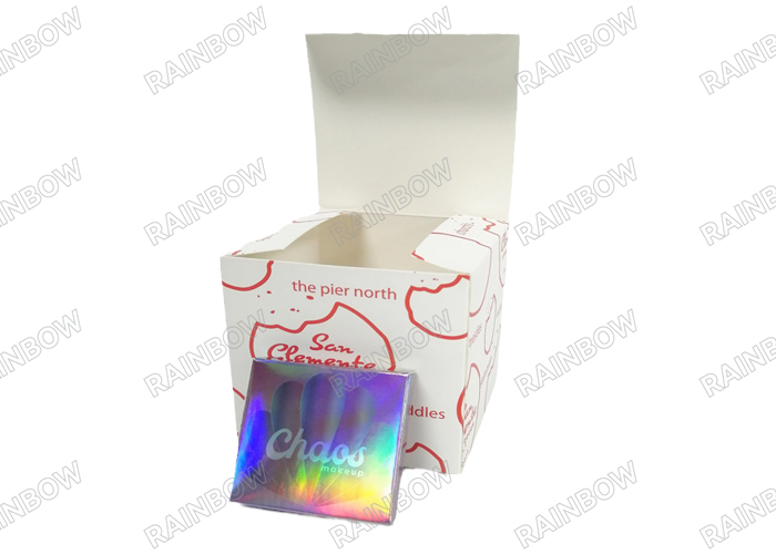 custom eco friendly white cardboard paper box for skincare lipsticks Nail Polish